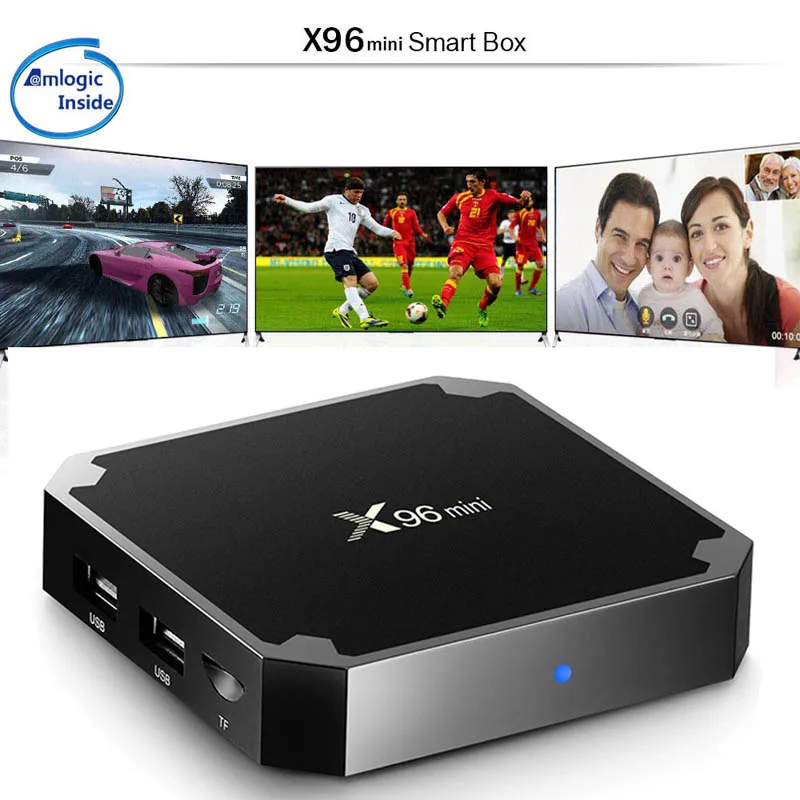 X96 mini Android TV BOX Smart TV Box X96mini Android 7.1 2GB 16GB Amlogic S905W Quad Core 2.4GHz WiFi Set top box 1GB 8GB iptv
X96 mini Android TV BOX Smart TV Box X96mini Android 7.1 2GB 16GB Amlogic S905W Quad Core 2.4GHz WiFi Set top box 1GB 8GB iptv