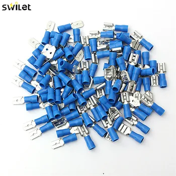 SWILET 100Pcs/50Pairs Female Male Quick Connector Insulated Spade Crimp Terminal For 1.5-2.5mm Electrical Wire Cable Connector
SWILET 100Pcs/50Pairs Female Male Quick Connector Insulated Spade Crimp Terminal For 1.5-2.5mm Electrical Wire Cable Connector