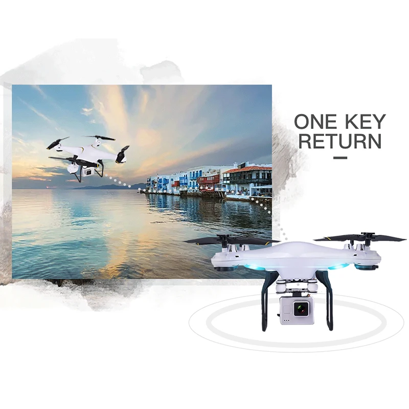 Drone Quadcopter UAV Aircraft 2.0MP Wide Angle ABS 6-Axis Gyro One Key Take Off 360 Degree Rolling LED Lighting
Drone Quadcopter UAV Aircraft 2.0MP Wide Angle ABS 6-Axis Gyro One Key Take Off 360 Degree Rolling LED Lighting