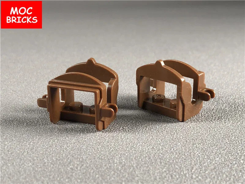 10pcs/lot MOC Bricks DIY Brown Horse Saddle with Two Clips fit with 4491b Building Blocks Toys for children Dolls Xmas Gifts
10pcs/lot MOC Bricks DIY Brown Horse Saddle with Two Clips fit with 4491b Building Blocks Toys for children Dolls Xmas Gifts