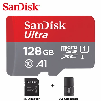 

SanDisk MicroSD Card 32GB Flash Memory Card 64GB TF Card 128GB SDHC SDXC 16GB UHS-I A1 U1 C10 cartao de memoria With SD Adapter