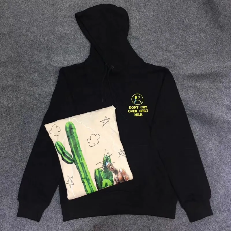 Streetwear Travis Scott Hoodie Autumn Winter Cotton Enjoy Today Dont Cry Over Spilt Milk Travis Scott Cactus Sweatshirt Pullover
Streetwear Travis Scott Hoodie Autumn Winter Cotton Enjoy Today Dont Cry Over Spilt Milk Travis Scott Cactus Sweatshirt Pullover