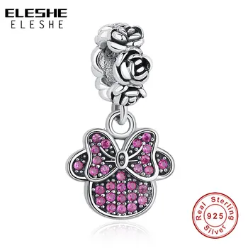 ELESHE Authentic 925 Sterling Silver Cute Baby Minnie Dangle Charm Fit Original Bracelet Necklace for Women DIY Jewelry Pulseras
ELESHE Authentic 925 Sterling Silver Cute Baby Minnie Dangle Charm Fit Original Bracelet Necklace for Women DIY Jewelry Pulseras