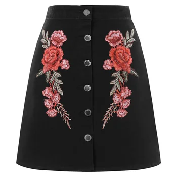 VESTLINDA Embroidered Skirt Vintage Pencil Short Skirts Womens High Waist Black Boho Mini Casual Floral Embroidery Skirt Women
VESTLINDA Embroidered Skirt Vintage Pencil Short Skirts Womens High Waist Black Boho Mini Casual Floral Embroidery Skirt Women