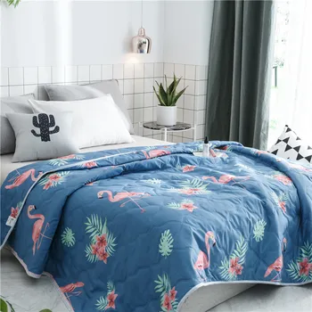 Geometric Print Summer Quilt Flamingo Blanket Comforter Bed Cover Quilting Suitable for Children Kids Bedspread Home Textile Q12
Geometric Print Summer Quilt Flamingo Blanket Comforter Bed Cover Quilting Suitable for Children Kids Bedspread Home Textile Q12