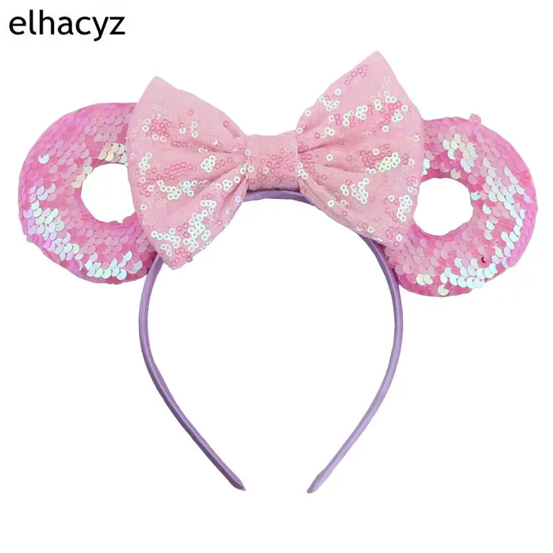 Fashion 3.3"Minnie Mouse Ears Headband 2019 New Arrival Sequins Bows Donut Hair band For Women Girl Hair Accessories Boutique
Fashion 3.3"Minnie Mouse Ears Headband 2019 New Arrival Sequins Bows Donut Hair band For Women Girl Hair Accessories Boutique