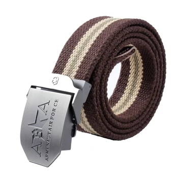 Fashion Men 's Canvas Automatic Metal Buckle Belt Male Apparel Accessories Adult Solid Brown Casual Multicolor Belt
Fashion Men 's Canvas Automatic Metal Buckle Belt Male Apparel Accessories Adult Solid Brown Casual Multicolor Belt