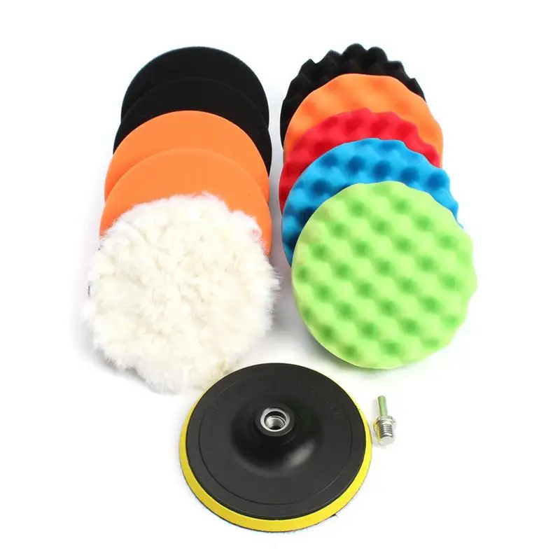 Self-adhesive Car Polishing Waxing Sponge Wheel 12pcs/ Set M14 Thread 3/4/5/6/7cun (3.94/ 5.25/ 6.56/ 7.87/ 9.19in)
Self-adhesive Car Polishing Waxing Sponge Wheel 12pcs/ Set M14 Thread 3/4/5/6/7cun (3.94/ 5.25/ 6.56/ 7.87/ 9.19in)