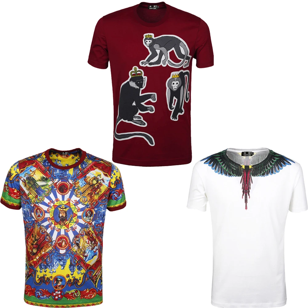 Men Summer New T Shirt Men Slim Fit Monkeys Embroidered Plus Size High Quality Crew Neck Wash Tshirt Male Tops
Men Summer New T Shirt Men Slim Fit Monkeys Embroidered Plus Size High Quality Crew Neck Wash Tshirt Male Tops