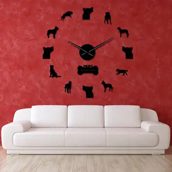 Beauceron Dog Breed Wall Stickers Big Time Clock for Home Decor Dog Canine Puppy Pet Theme 3D Acrylic DIY Wall Clock Quiet Sweep
Beauceron Dog Breed Wall Stickers Big Time Clock for Home Decor Dog Canine Puppy Pet Theme 3D Acrylic DIY Wall Clock Quiet Sweep