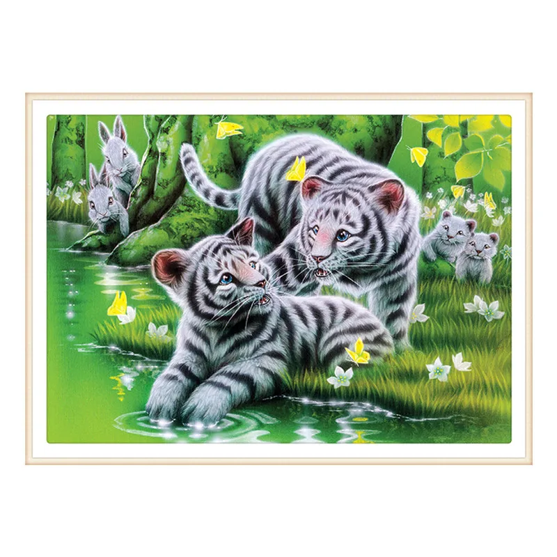 5D DIY Diamond Painting Animal Tiger Pattern Diamond Cross Stitch Crystal Round Diamond Mosaic
5D DIY Diamond Painting Animal Tiger Pattern Diamond Cross Stitch Crystal Round Diamond Mosaic