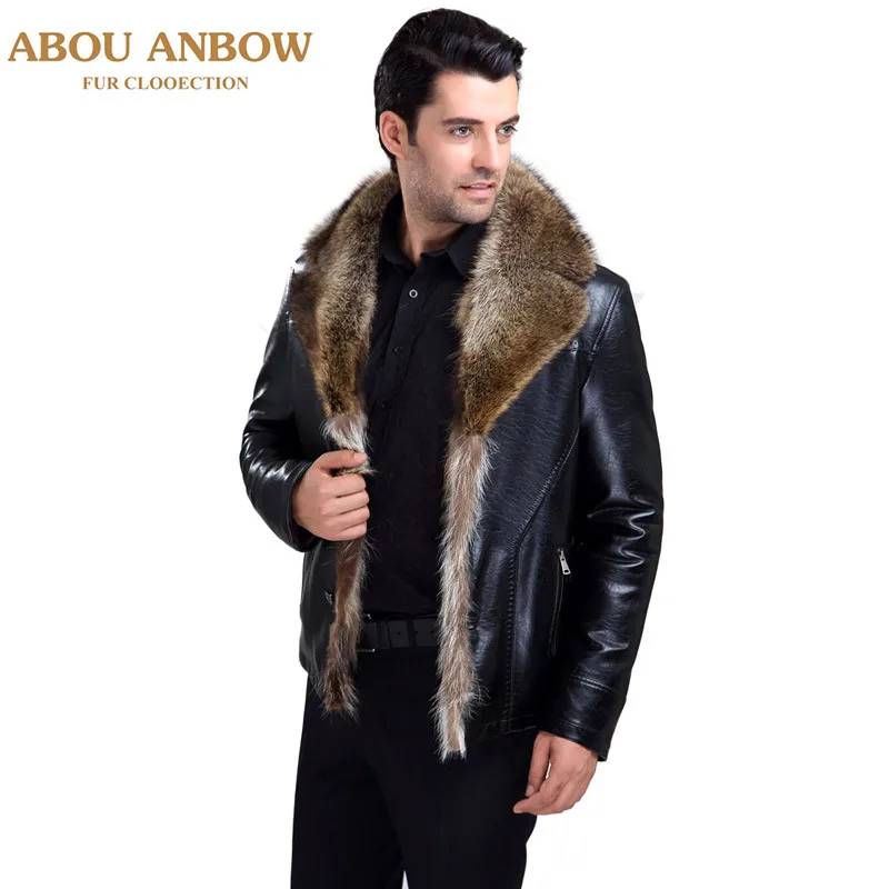 Abou Brand Mens Fur Coat New 2018 Luxury Casual Long Sleeve Winter Leather Jacket Thick Warm Real Fur Collar Outerwear & Coats
Abou Brand Mens Fur Coat New 2018 Luxury Casual Long Sleeve Winter Leather Jacket Thick Warm Real Fur Collar Outerwear & Coats