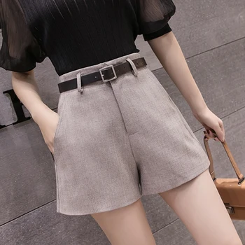 Fanco Women Spring High Waist A-line New Arrival Vintage Temperament Office Womens With Belt Woolen Short
Fanco Women Spring High Waist A-line New Arrival Vintage Temperament Office Womens With Belt Woolen Short