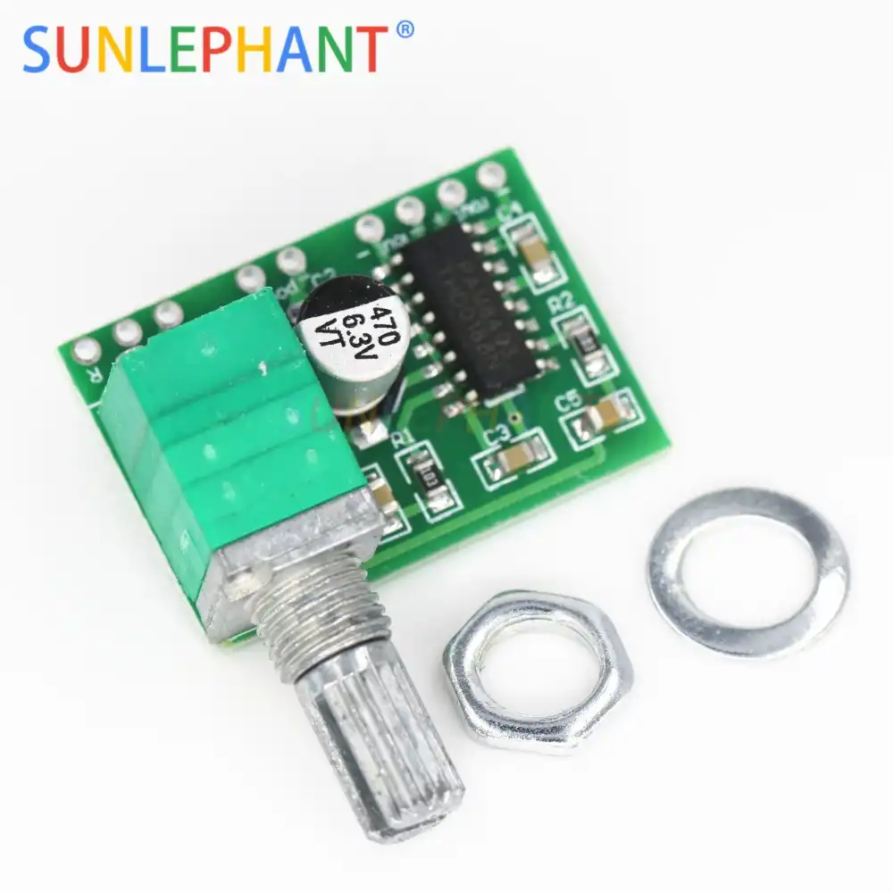 5Pcs PAM8403 5V Dc Audio Amplifier Board 2 Channel 2X3W Volume Control Usb Po oh