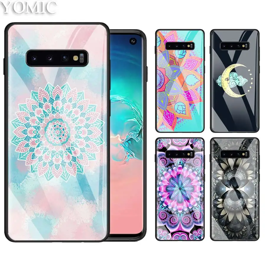 Tempered Glass Phone Case for Samsung Galaxy S10e S9 S8 S10 Plus A50 A30 Note 9 10 Luxury Phone Cover Vintage Mandala Flowers
Tempered Glass Phone Case for Samsung Galaxy S10e S9 S8 S10 Plus A50 A30 Note 9 10 Luxury Phone Cover Vintage Mandala Flowers