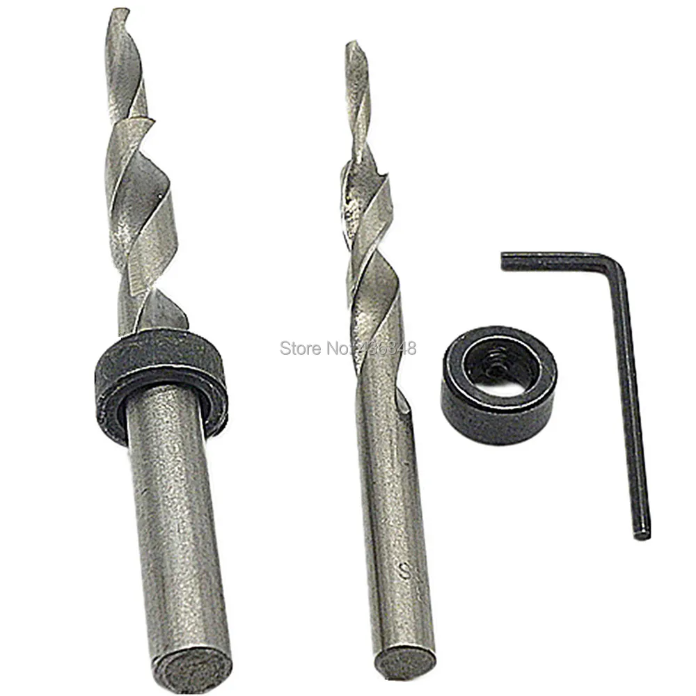 Woodworking Jig Replacement Pilot Twist Step Drill Bit For Pocket Hole