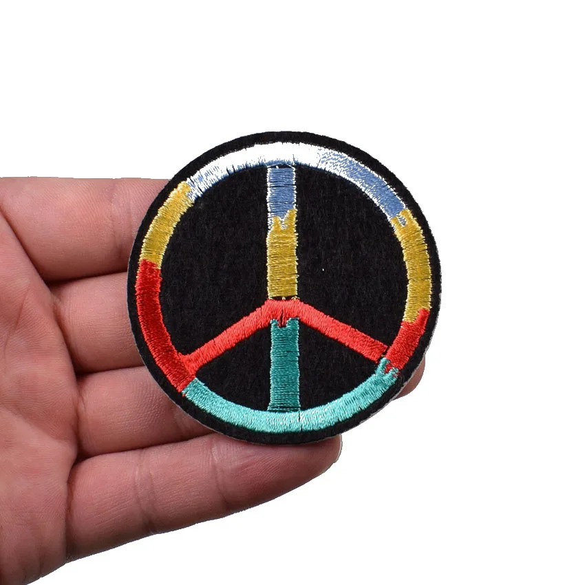 2Pcs World Peace Hippie Retro Boho Iron On Embroidered Patch For Cloth Cartoon Badge Patches Garment Appliques DIY Accessory
2Pcs World Peace Hippie Retro Boho Iron On Embroidered Patch For Cloth Cartoon Badge Patches Garment Appliques DIY Accessory