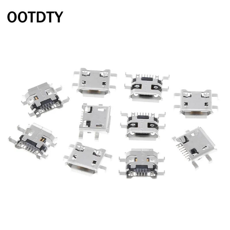 Metal Micro USB Type B Female Socket Connector 5Pin 0.72mm For Phone Tablet Charging 10 Pcs
Metal Micro USB Type B Female Socket Connector 5Pin 0.72mm For Phone Tablet Charging 10 Pcs