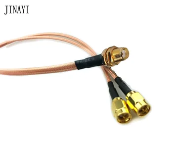 2pcs SMA Jack Female to 2 SMA Male Connector Antenna Cable Pigtail RG316 15cm
2pcs SMA Jack Female to 2 SMA Male Connector Antenna Cable Pigtail RG316 15cm