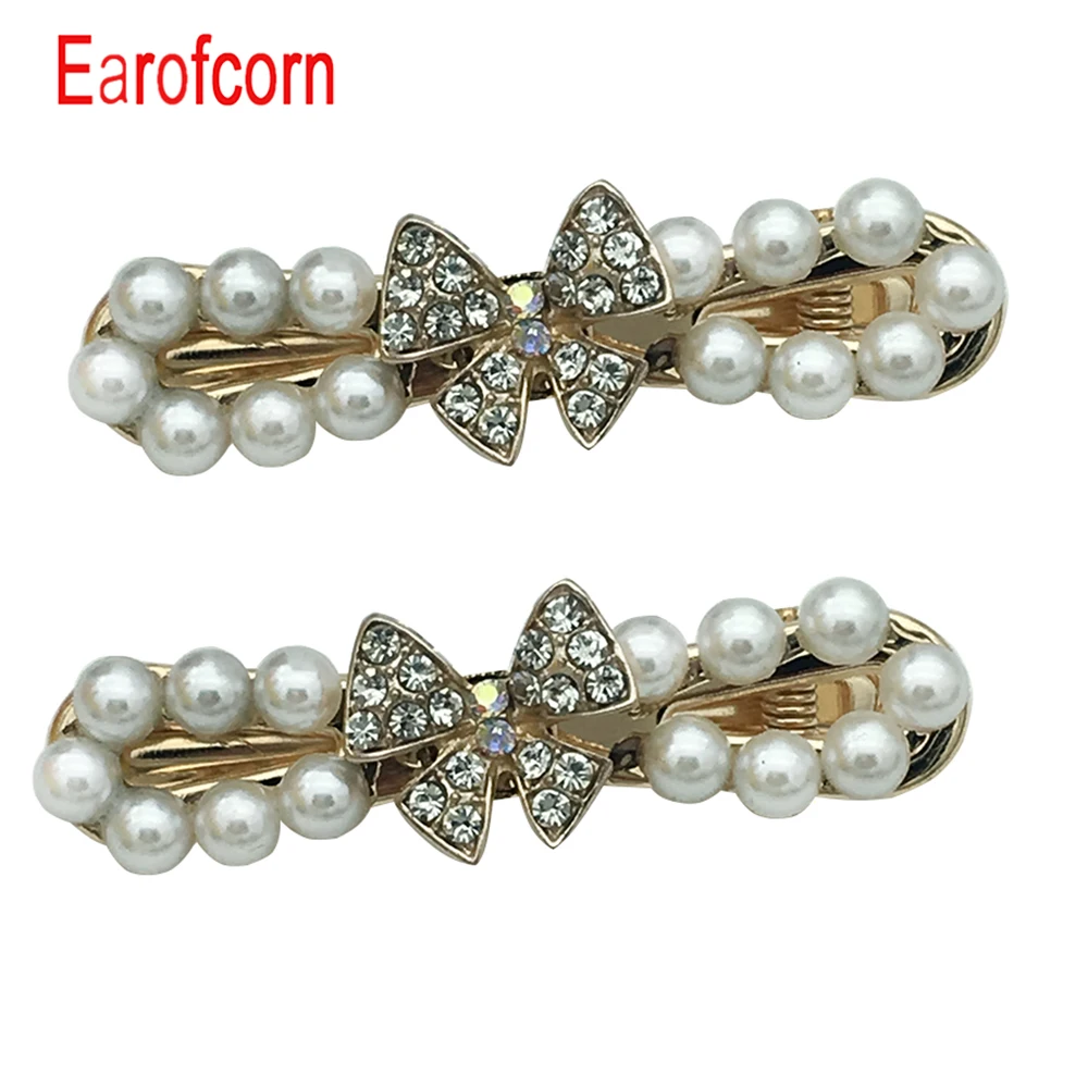 Earofcorn Fashion Sweet Girl Exquisite Rhinestone Butterfly Pearl Hair Clip Hollow U Shape Clip Wild Hair Accessories (1 Pair)
Earofcorn Fashion Sweet Girl Exquisite Rhinestone Butterfly Pearl Hair Clip Hollow U Shape Clip Wild Hair Accessories (1 Pair)