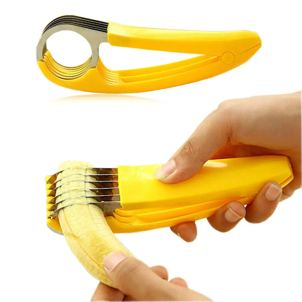 Home Kitchen Tool Vegetable Peeler Salad Slice Stainless Steel Banana Slicer Chopper Fruit Cutter Cucumber Knife
Home Kitchen Tool Vegetable Peeler Salad Slice Stainless Steel Banana Slicer Chopper Fruit Cutter Cucumber Knife