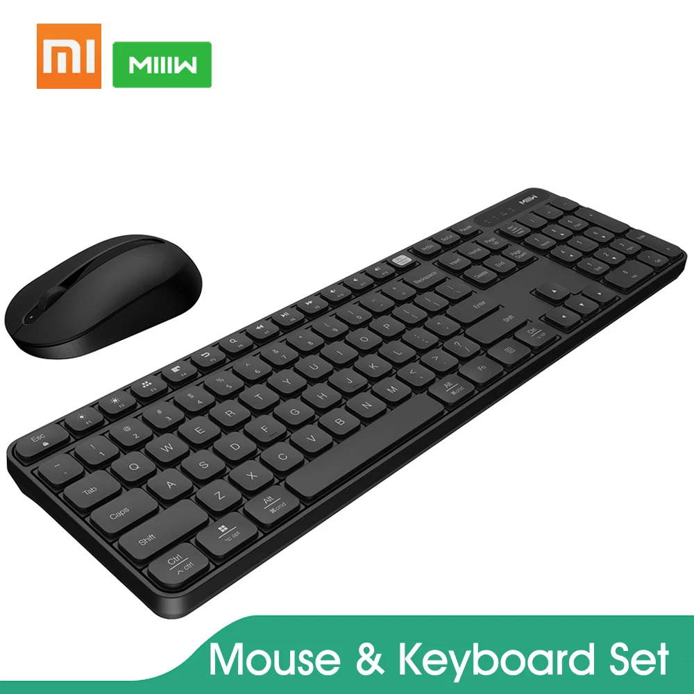 Original Xiaomi MIIIW Wireless Office Keyboard & Mouse Set 104 Keys 2.4GHz Multi System Compatible Wireless Portable Keyboard
Original Xiaomi MIIIW Wireless Office Keyboard & Mouse Set 104 Keys 2.4GHz Multi System Compatible Wireless Portable Keyboard