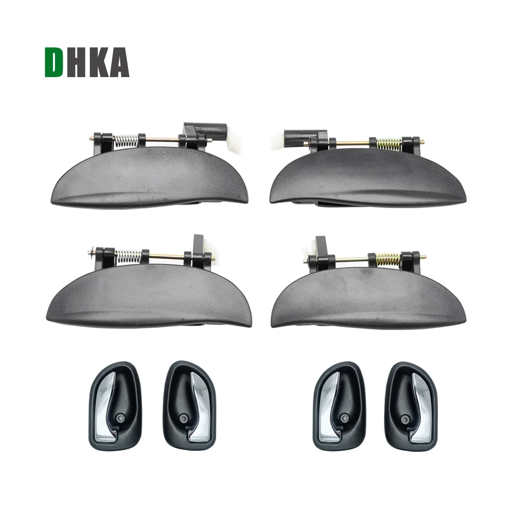 DHKA BLACK OUTSIDE AND CHROME INSIDE DOOR HANDLE FOR HYUNDAI ATOS 1997-2005 1997 1998 1999 2000 2001 2002 2003 2004 2005
DHKA BLACK OUTSIDE AND CHROME INSIDE DOOR HANDLE FOR HYUNDAI ATOS 1997-2005 1997 1998 1999 2000 2001 2002 2003 2004 2005