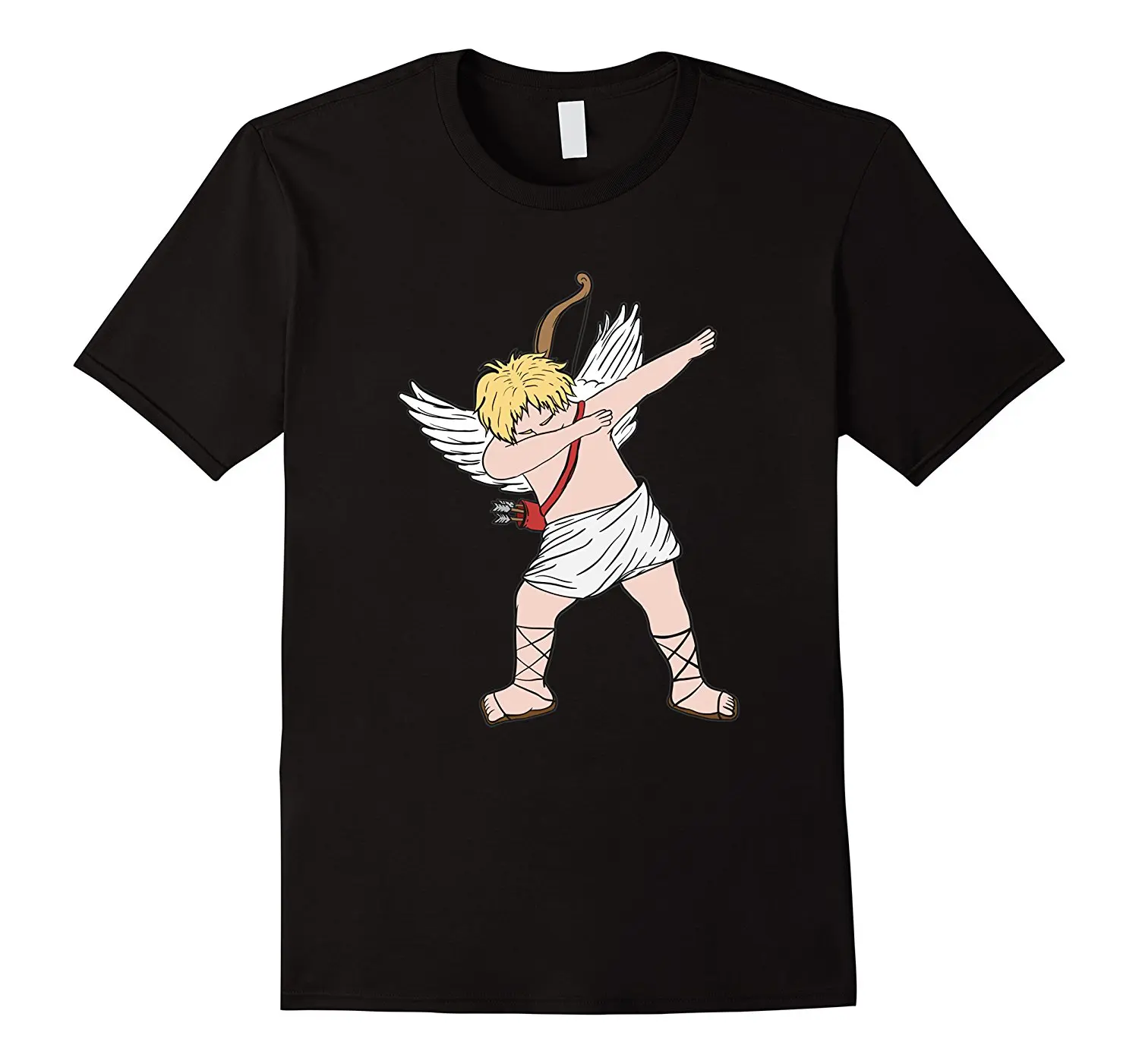 Вытирая Амур унисекс день Святого Валентина футболка Новинка dab Tee | Мужская