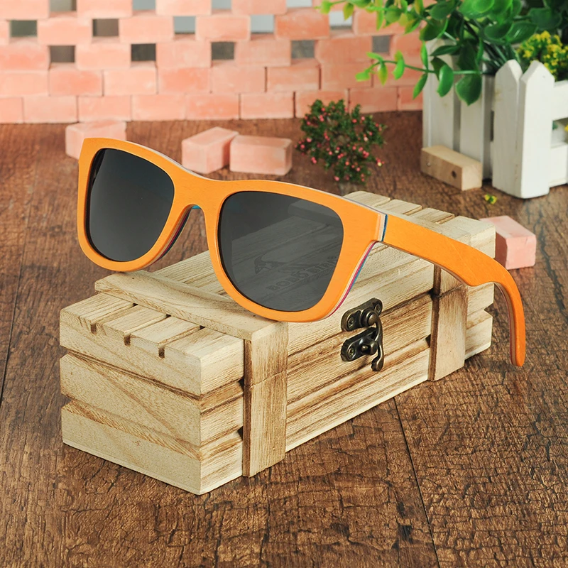 BOBO BIRD Colorful Wood Sun Glasses Polarized Luxury Glasses for Men and Women as Gift Vantage steampunk AG012a Dropshipping
BOBO BIRD Colorful Wood Sun Glasses Polarized Luxury Glasses for Men and Women as Gift Vantage steampunk AG012a Dropshipping