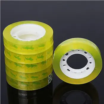 8 pcs / lot stationery student supplies special sticky glue bandwidth of 1.2 small transparent tape / sealing tape
8 pcs / lot stationery student supplies special sticky glue bandwidth of 1.2 small transparent tape / sealing tape