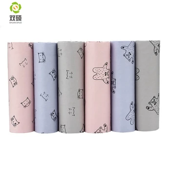 Shuanshuo Cartoon Cat Cotton Fabric,Patchwork Cloth,DIY Sewing Quilting Fat Quarters Material For Baby &Doll 40*50cm 6pcs/pcs
Shuanshuo Cartoon Cat Cotton Fabric,Patchwork Cloth,DIY Sewing Quilting Fat Quarters Material For Baby &Doll 40*50cm 6pcs/pcs