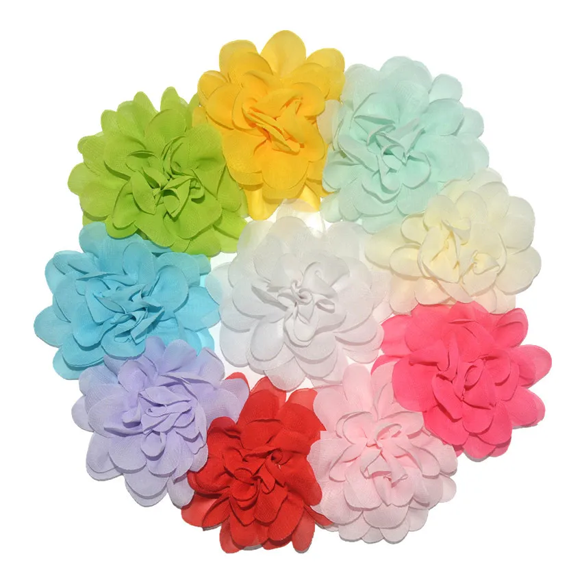 2018 New Coming 3.5" Chiffon Flower DIY lace flower for Girls hair accessories headbands 100pc/lot 30 colors
2018 New Coming 3.5" Chiffon Flower DIY lace flower for Girls hair accessories headbands 100pc/lot 30 colors