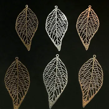 43*20mm Vintage Filigree Leaf Metal Charms Pendants & Earrings Drops Jewelry Making DIY Crafts Accessories Multi-color
43*20mm Vintage Filigree Leaf Metal Charms Pendants & Earrings Drops Jewelry Making DIY Crafts Accessories Multi-color