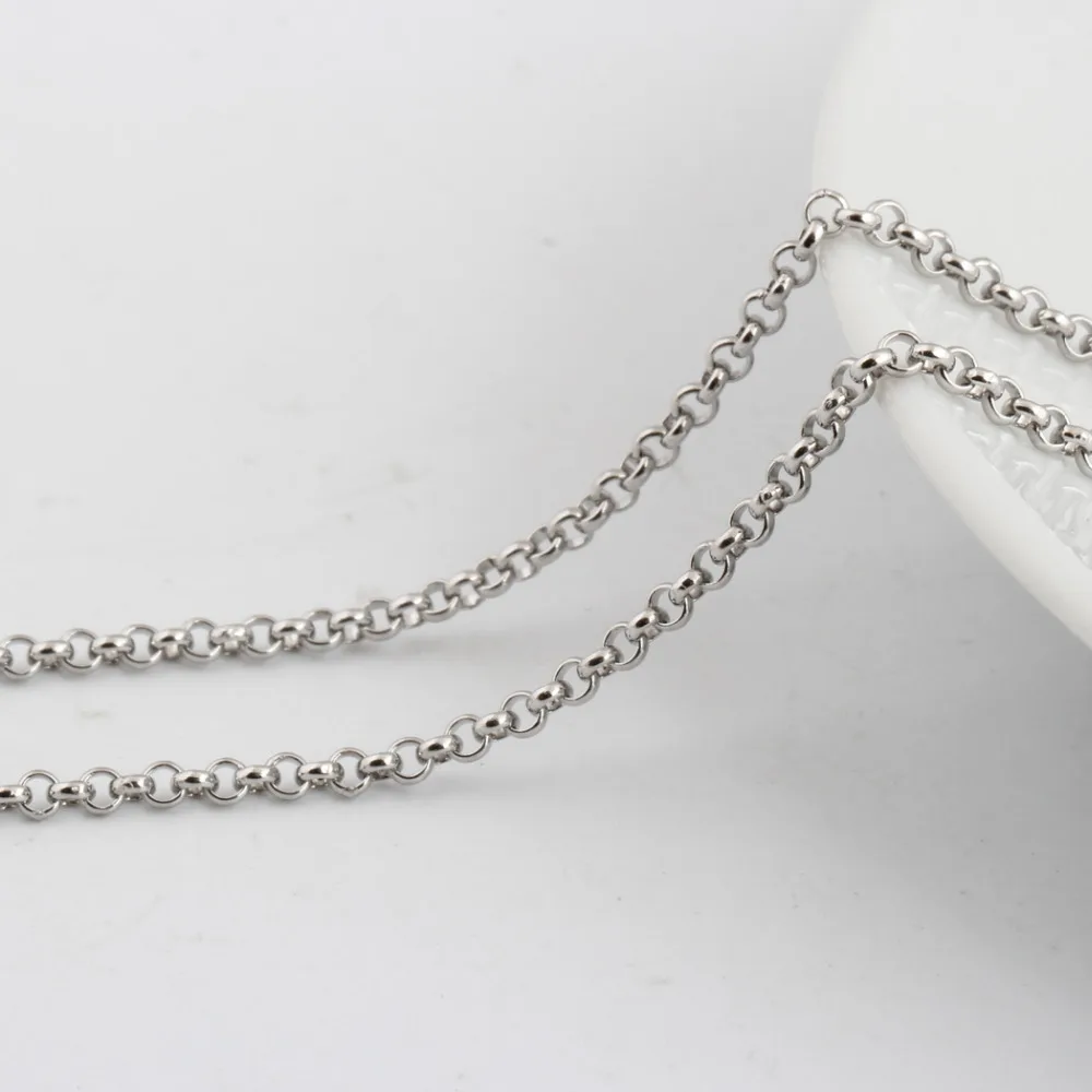 Wholesale Necklace Bead Chain Fashion Stainless Steel Chain Men or Women Necklace 45-55cm
Wholesale Necklace Bead Chain Fashion Stainless Steel Chain Men or Women Necklace 45-55cm