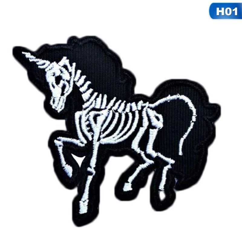 Cute Cartoon Black Horse Unicorn Patches Iron On Embroidered Patch For Clothing Stick On Badge Paste For Clothes Sew On Bags
Cute Cartoon Black Horse Unicorn Patches Iron On Embroidered Patch For Clothing Stick On Badge Paste For Clothes Sew On Bags