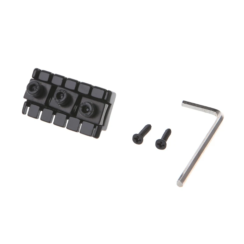 6-string Headless Electric Guitar String Locking Nut Set with 1 Wrench 2 Screws #20/8W
6-string Headless Electric Guitar String Locking Nut Set with 1 Wrench 2 Screws #20/8W