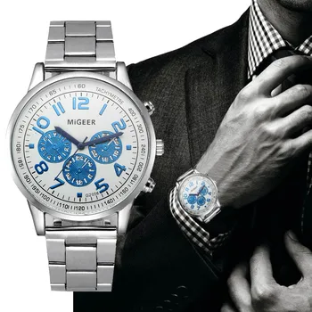 Fashion Man Crystal Stainless Steel Analog Quartz Wrist Men's watch Wrist Party decoration suit Dress Watch gifts male man
Fashion Man Crystal Stainless Steel Analog Quartz Wrist Men's watch Wrist Party decoration suit Dress Watch gifts male man