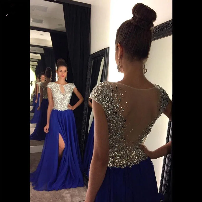 robe de soriee Sexy Backless Evening Dress Long 2019 A Line Side Slit Floor Length Bead Chiffon Prom Dresses Formal Party Gown
robe de soriee Sexy Backless Evening Dress Long 2019 A Line Side Slit Floor Length Bead Chiffon Prom Dresses Formal Party Gown
