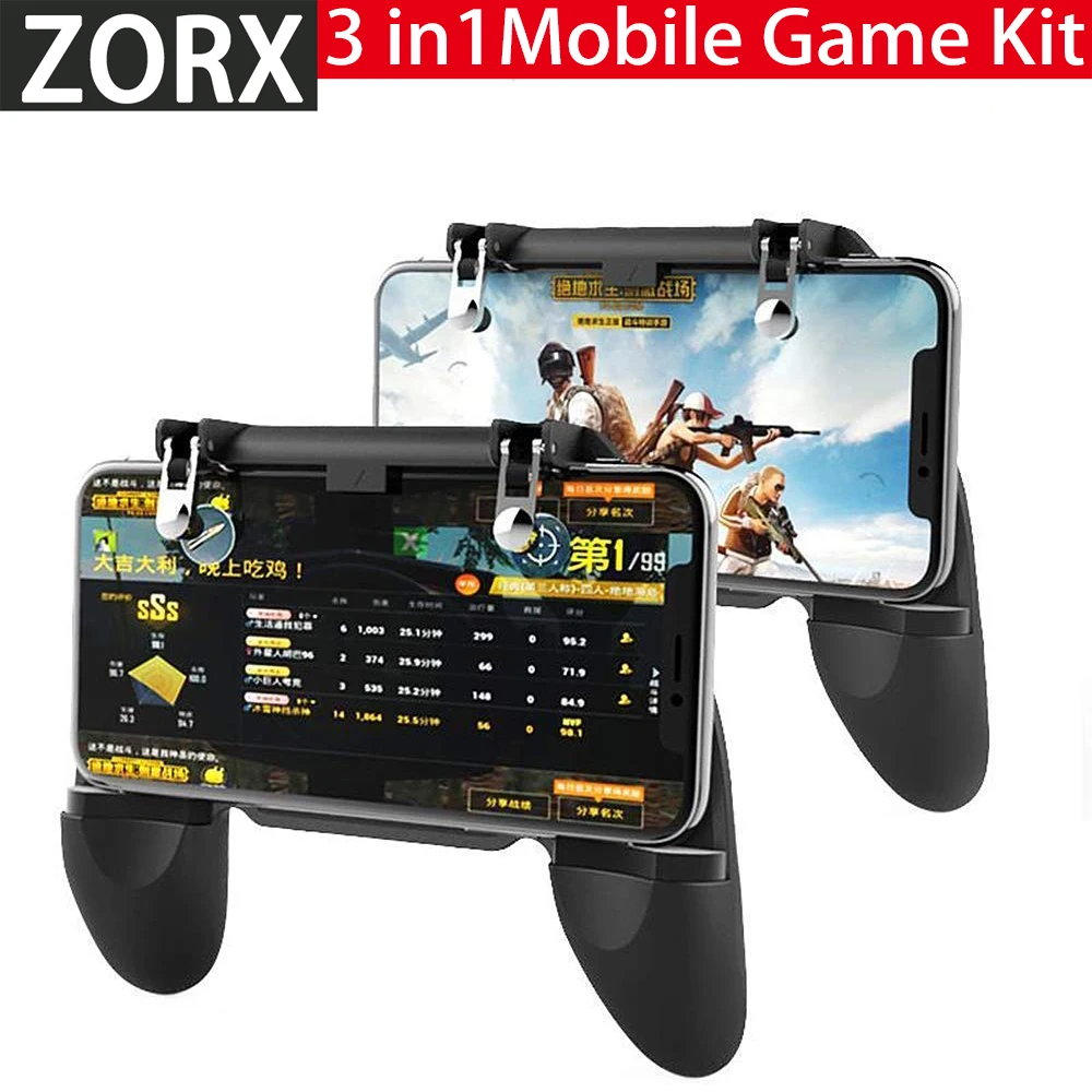 For PUBG Mobile Game Controller Trigger Fire Aim Button L1R1 Shooter Joystick Gamepad for IPhone Android Handle for Knives Out
For PUBG Mobile Game Controller Trigger Fire Aim Button L1R1 Shooter Joystick Gamepad for IPhone Android Handle for Knives Out