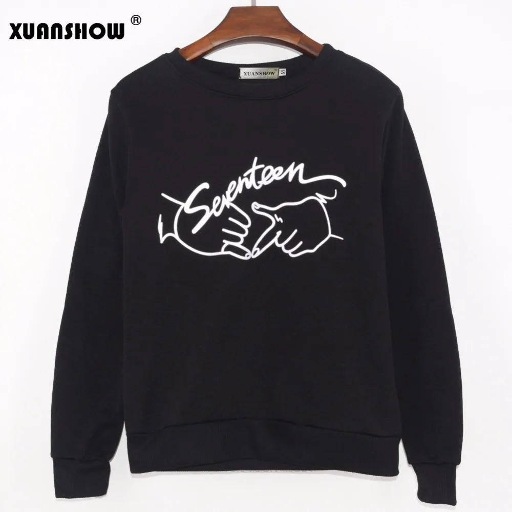 2019 Autumn New Arrival kpop seventeen printing o neck sweatshirt for Fans Fashion Pullover Hoodies Moleton Feminino Inverno
2019 Autumn New Arrival kpop seventeen printing o neck sweatshirt for Fans Fashion Pullover Hoodies Moleton Feminino Inverno