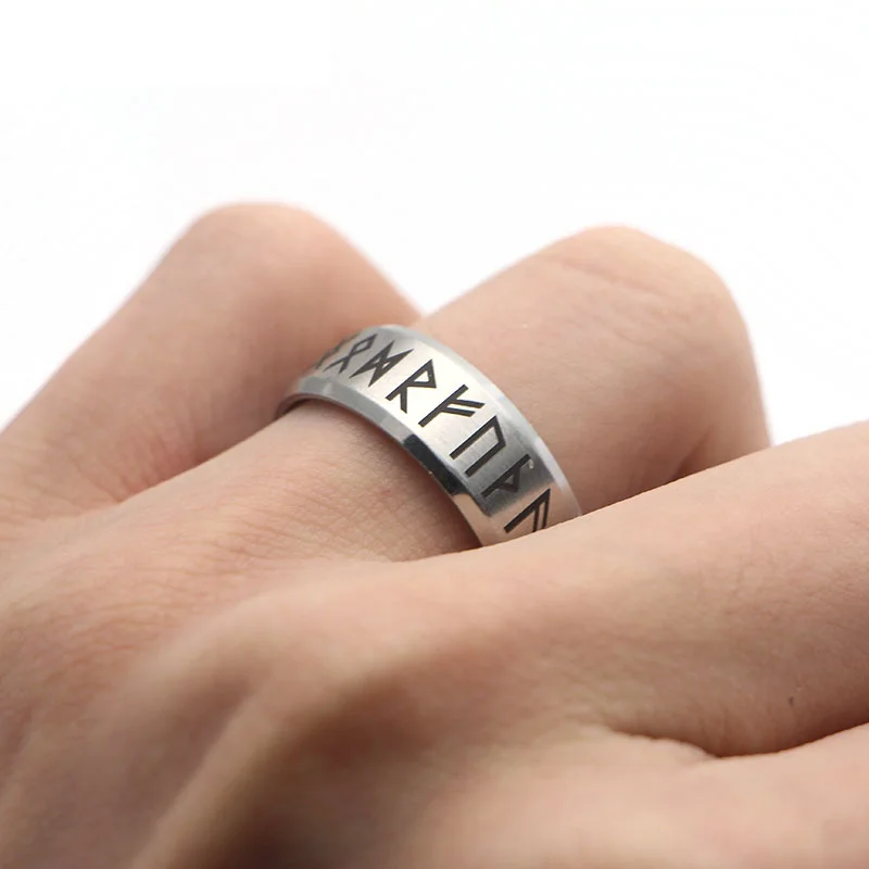 V291 Punk Fashion Style Viking Rune Silver Ring Nordic Rune Mythology Jewelry Rings Amulet Gift For Women Men
V291 Punk Fashion Style Viking Rune Silver Ring Nordic Rune Mythology Jewelry Rings Amulet Gift For Women Men