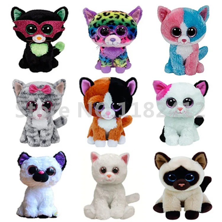 Cats Plush Toy Muffin Kiki Jaden Jinxy Trixie Tauri Sophie Bianca Siamese Cute Big Eyes Stuffed Animals 15cm
Cats Plush Toy Muffin Kiki Jaden Jinxy Trixie Tauri Sophie Bianca Siamese Cute Big Eyes Stuffed Animals 15cm