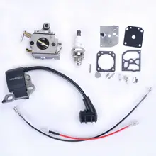 Carburetor + Ignition Coil + Repair Gasket + Spark Plug For 017 018 MS170 MS180 Chainsaw parts
Carburetor + Ignition Coil + Repair Gasket + Spark Plug For 017 018 MS170 MS180 Chainsaw parts