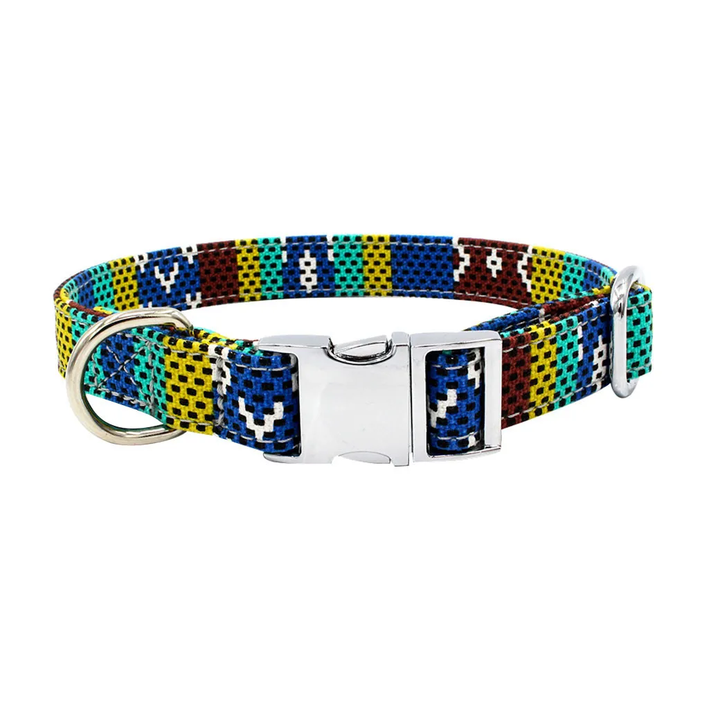 Dog Bohemian Collar Nylon Soft Colorful Pet Dog Collar Custom Puppy For Small Medium Large Dogs Neck Strap Kitten Cats Collar
Dog Bohemian Collar Nylon Soft Colorful Pet Dog Collar Custom Puppy For Small Medium Large Dogs Neck Strap Kitten Cats Collar