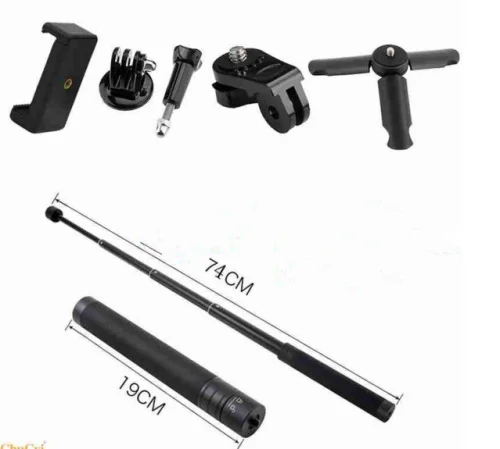 6 set 1 Aluminum Hand Grip Extension Stick Pole for Gopro Hero 8 7 6 Xiaomi Yi Camera Accessories Rod Osmo mobile Zhiyun Smooth
6 set 1 Aluminum Hand Grip Extension Stick Pole for Gopro Hero 8 7 6 Xiaomi Yi Camera Accessories Rod Osmo mobile Zhiyun Smooth