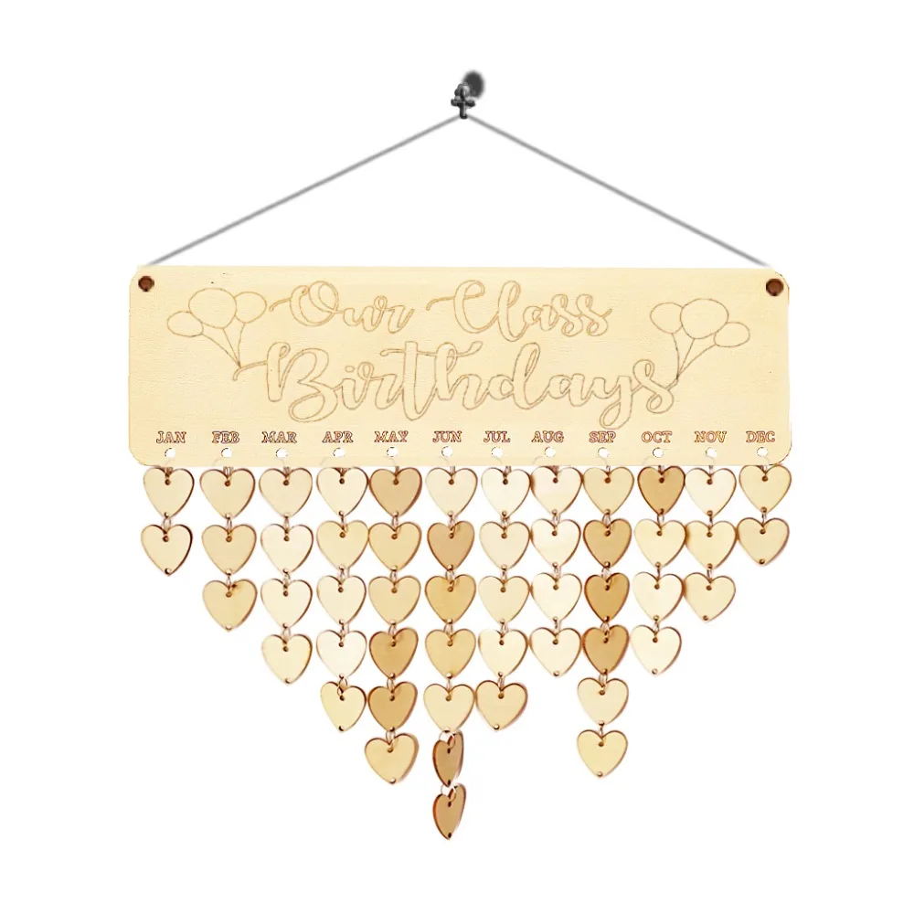 Laser Cut Our Classroom Birthday with Balloon Wood Calendar Wooden Board Plaque Birthday Party Wall Decoration Celebrations
Laser Cut Our Classroom Birthday with Balloon Wood Calendar Wooden Board Plaque Birthday Party Wall Decoration Celebrations