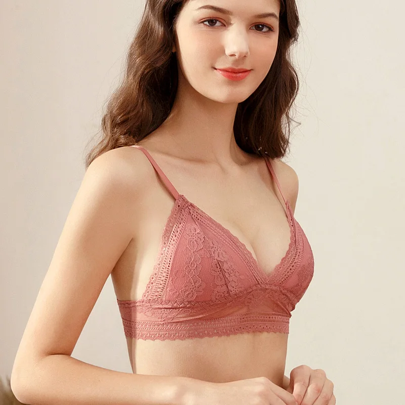 2019 Sexy Women Lace Bras Push Up Solid Color Ladies Underwear Wireless Comfortable Femme Brassiere Back Closure Girls Lingerie
2019 Sexy Women Lace Bras Push Up Solid Color Ladies Underwear Wireless Comfortable Femme Brassiere Back Closure Girls Lingerie
