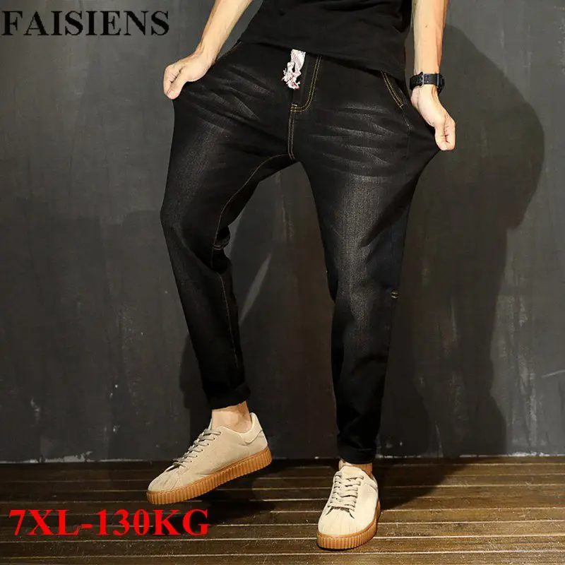 FAISIENS Winter Jeans Men Black Large Size 7XL High Waist Drawstring Male Plus Size 5XL 6XL Loose Male Slim Fit Denim Trousers
FAISIENS Winter Jeans Men Black Large Size 7XL High Waist Drawstring Male Plus Size 5XL 6XL Loose Male Slim Fit Denim Trousers