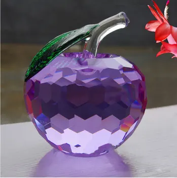 3D Purple Crystal Faced Apple Figurines Ornament Glass Fruit Paperweight Christmas Gift For Men&Women,Office Home Decor (40MM#)
3D Purple Crystal Faced Apple Figurines Ornament Glass Fruit Paperweight Christmas Gift For Men&Women,Office Home Decor (40MM#)
