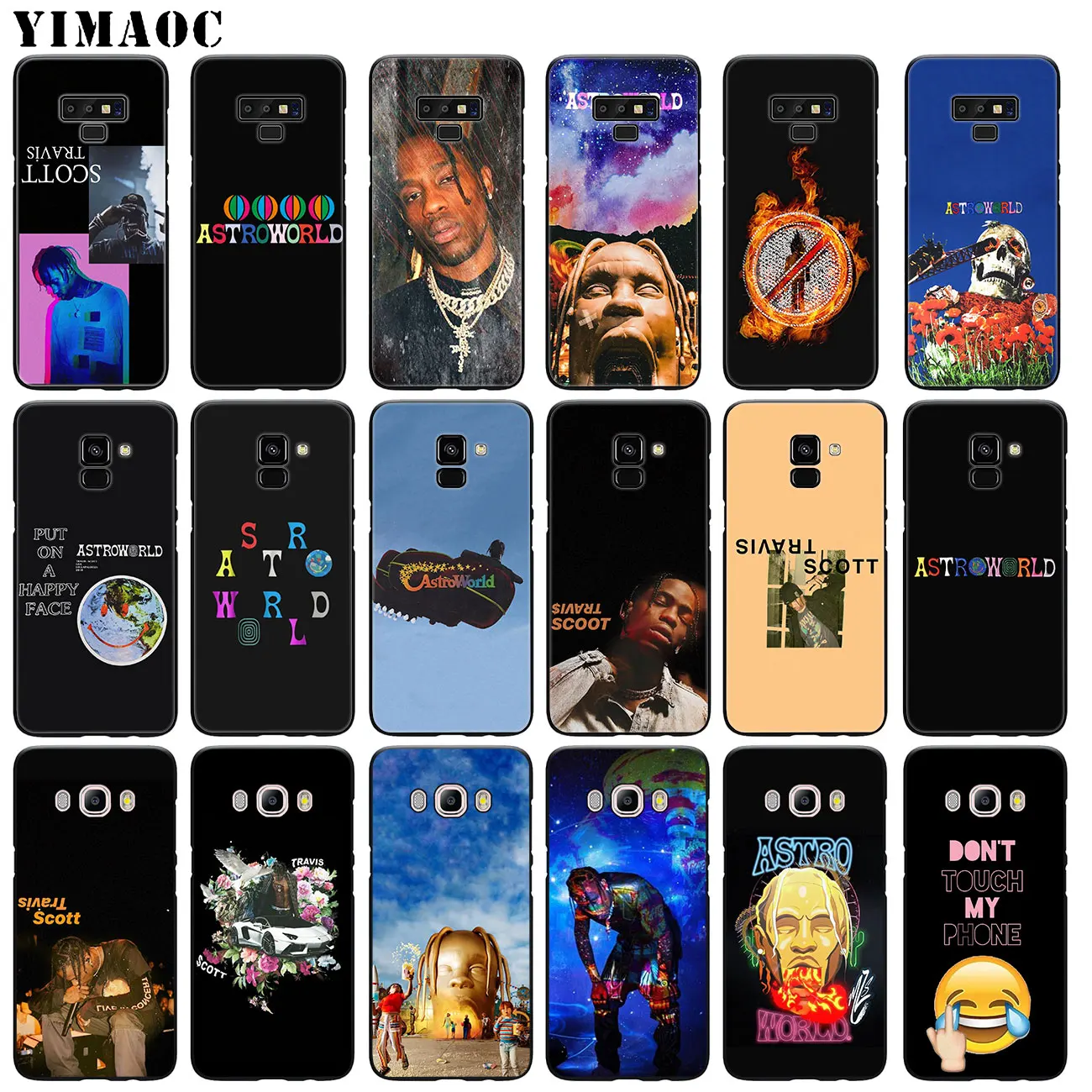 YIMAOC travis scott astroworld Soft Silicone Case for Samsung Galaxy A6 Plus A9 A8 A7 2018 A3 A5 2016 2017 Black Note 9 8 Cover
YIMAOC travis scott astroworld Soft Silicone Case for Samsung Galaxy A6 Plus A9 A8 A7 2018 A3 A5 2016 2017 Black Note 9 8 Cover